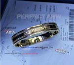 Perfect Replica Montblanc Jewelry  Mont Blanc All Gold Bangle
